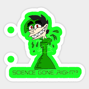 Science Gone...Right!? | AngelAnimates/Ancel Sticker